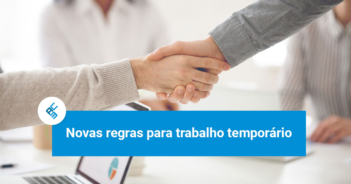 Novas regras para trabalho temporário